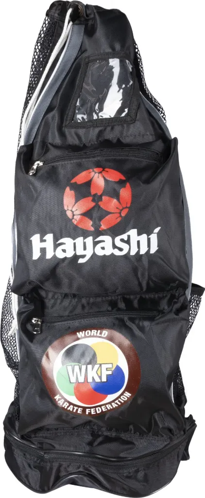 [8010-9105] Meshbag “WKF Deluxe” - 65 cm x 26,8 cm x 26,8 cm, black